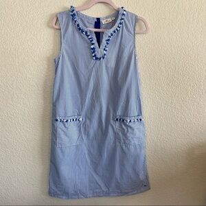 Vineyard Vines Fringe Trim Shift Dress